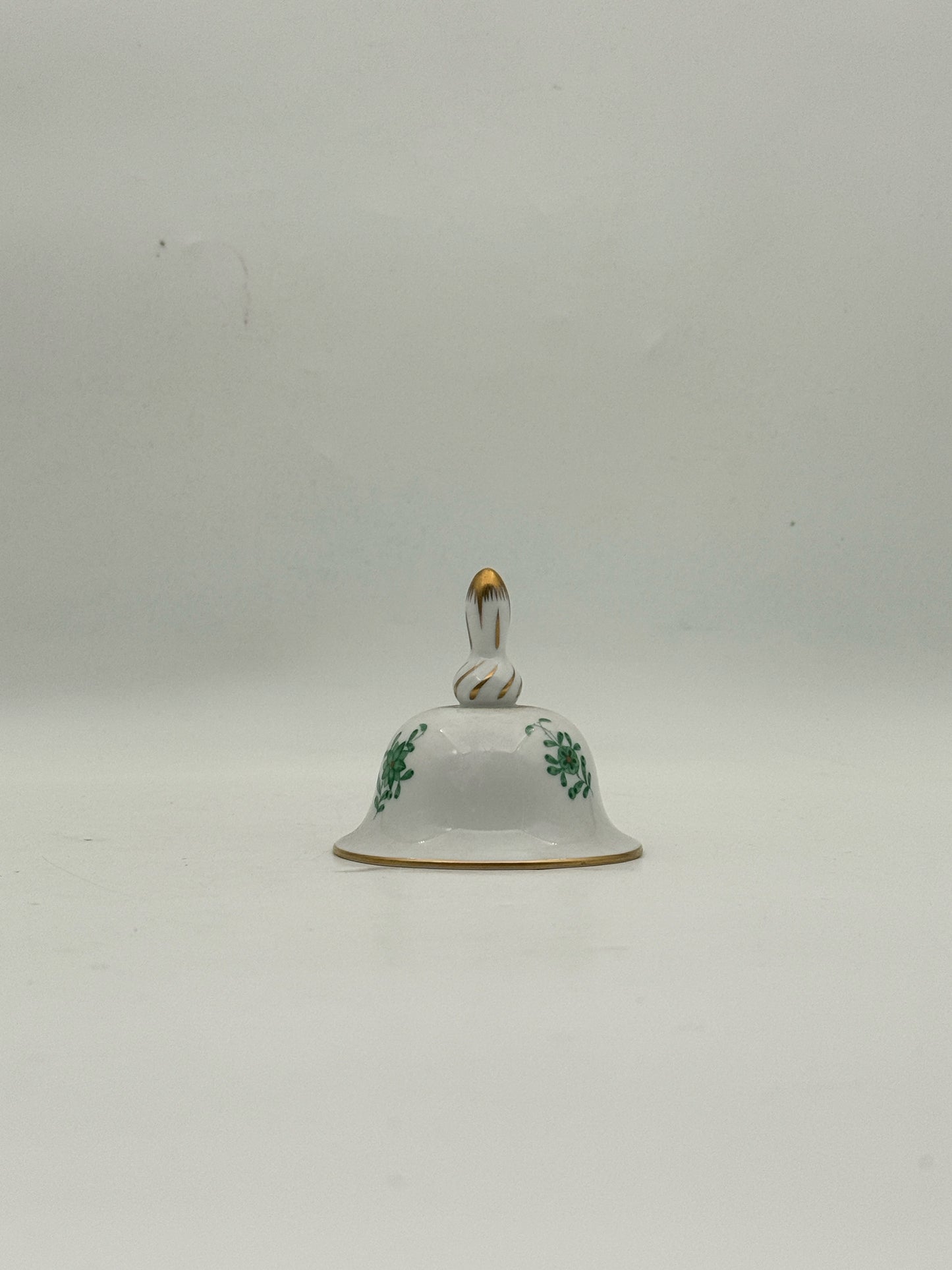 Herend Green Chinese Bouquet Dinner Bell