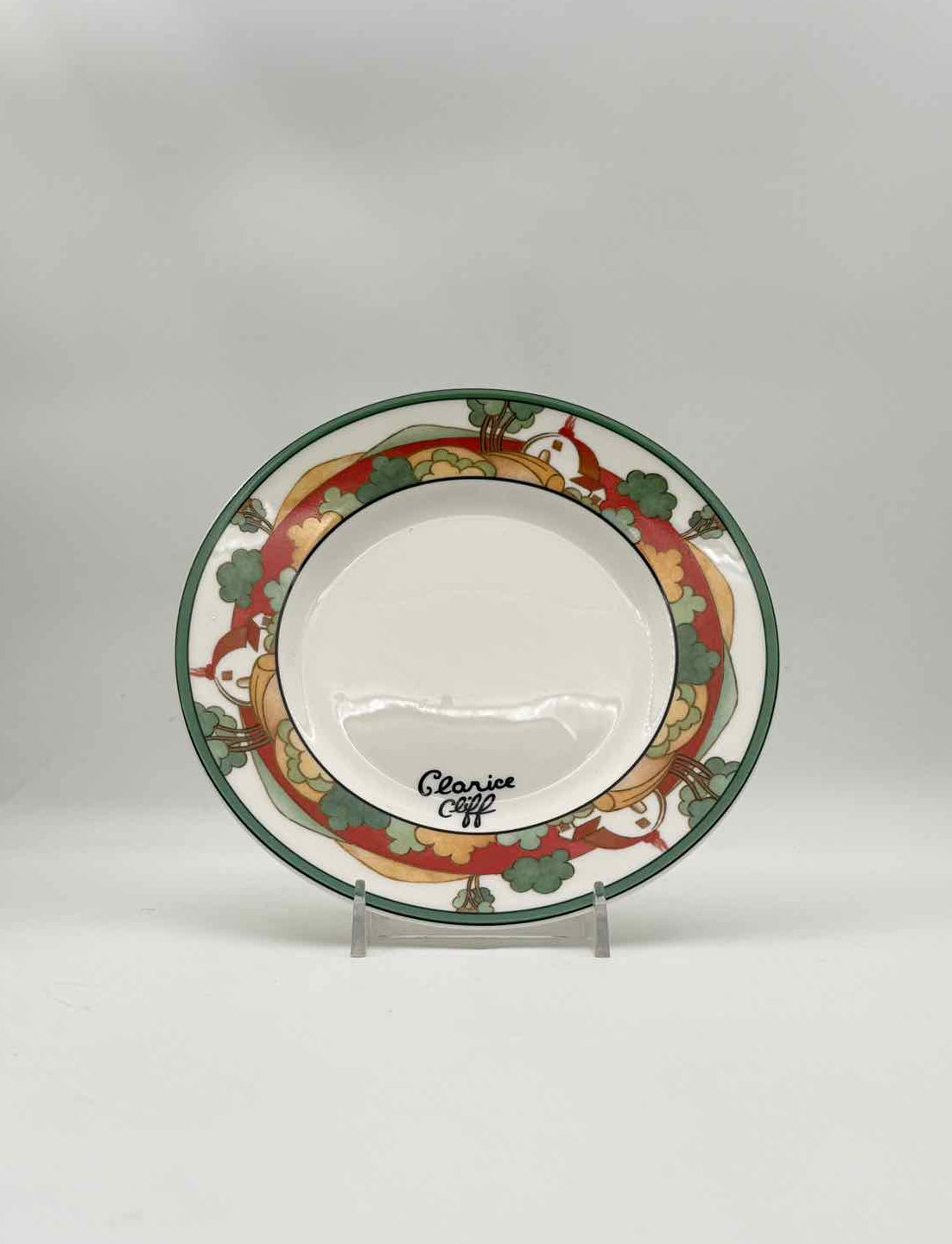 Clarice Cliff Brookfields Dessert Plate Wedgwood Cafe Chic England Art