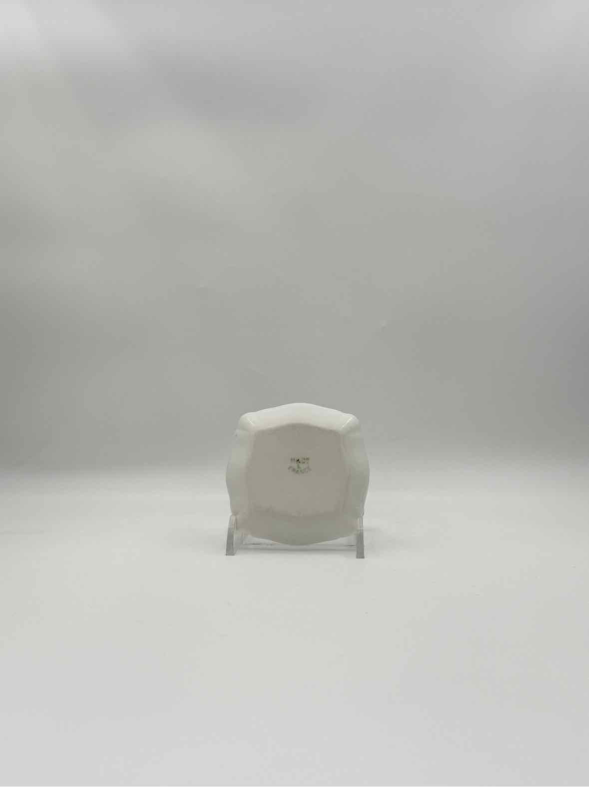 Limoges Square Single Butter Pat Dish