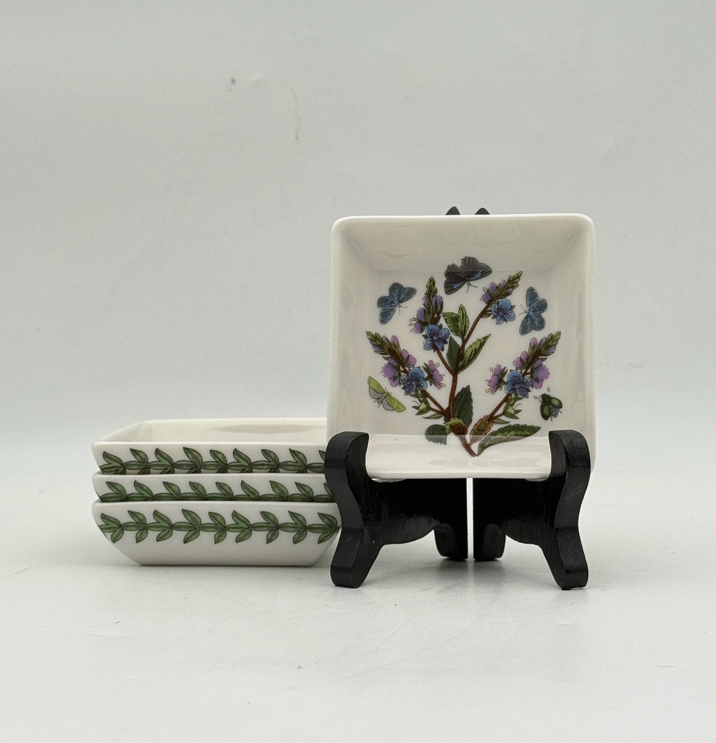 Portmeirion Botanic Garden Butter Pats- Set Of 4