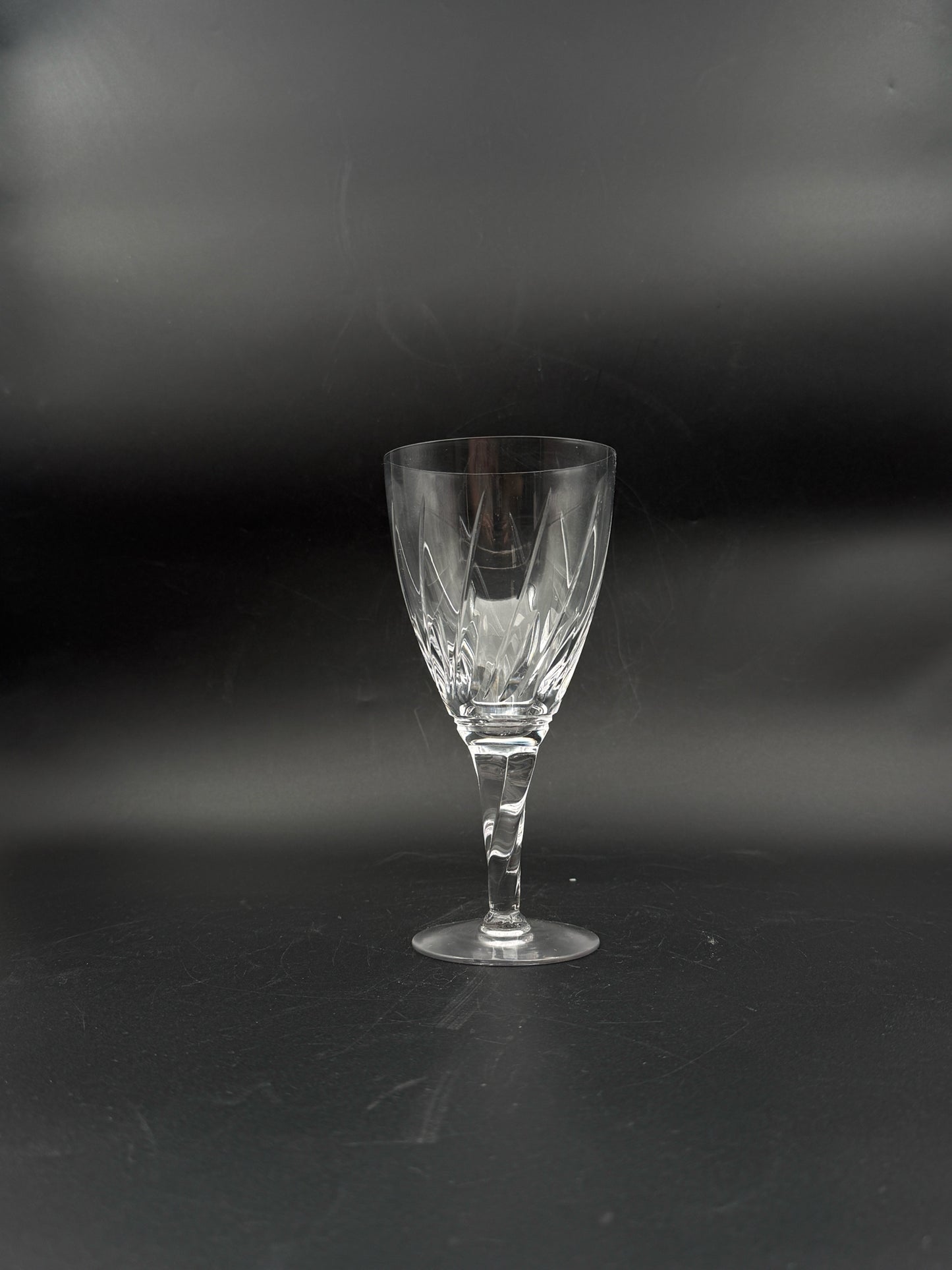 Stuart Water Goblets "Lyric" Pattern- Set Of 8