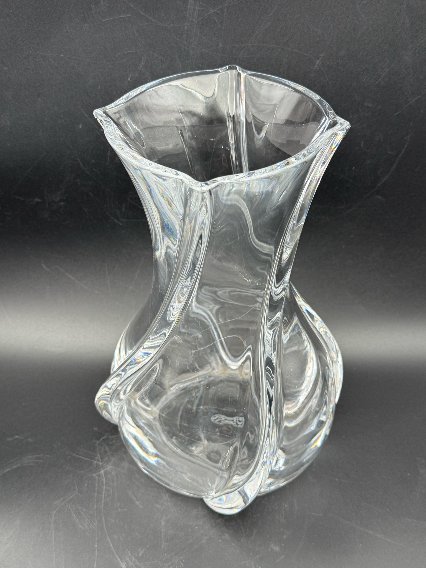 Baccarat Serpentin Crystal Vase