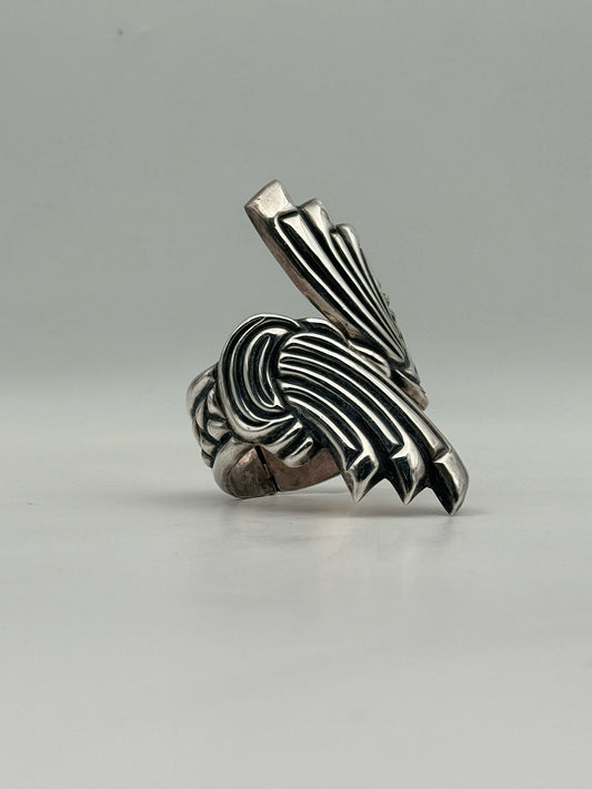 Los Ballesteros Mexican Sterling Silver Cuff Bracelet