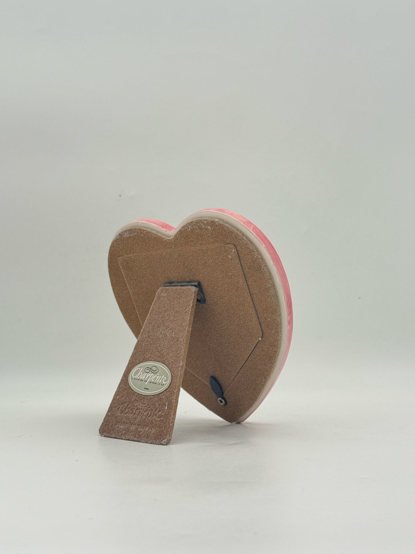 Pink Flower Heart Frame
