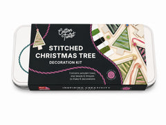 Stitched Christmas Tree Ornament Decoration Kit