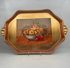 Vietri Large Pomegranate Tray Made In Italy