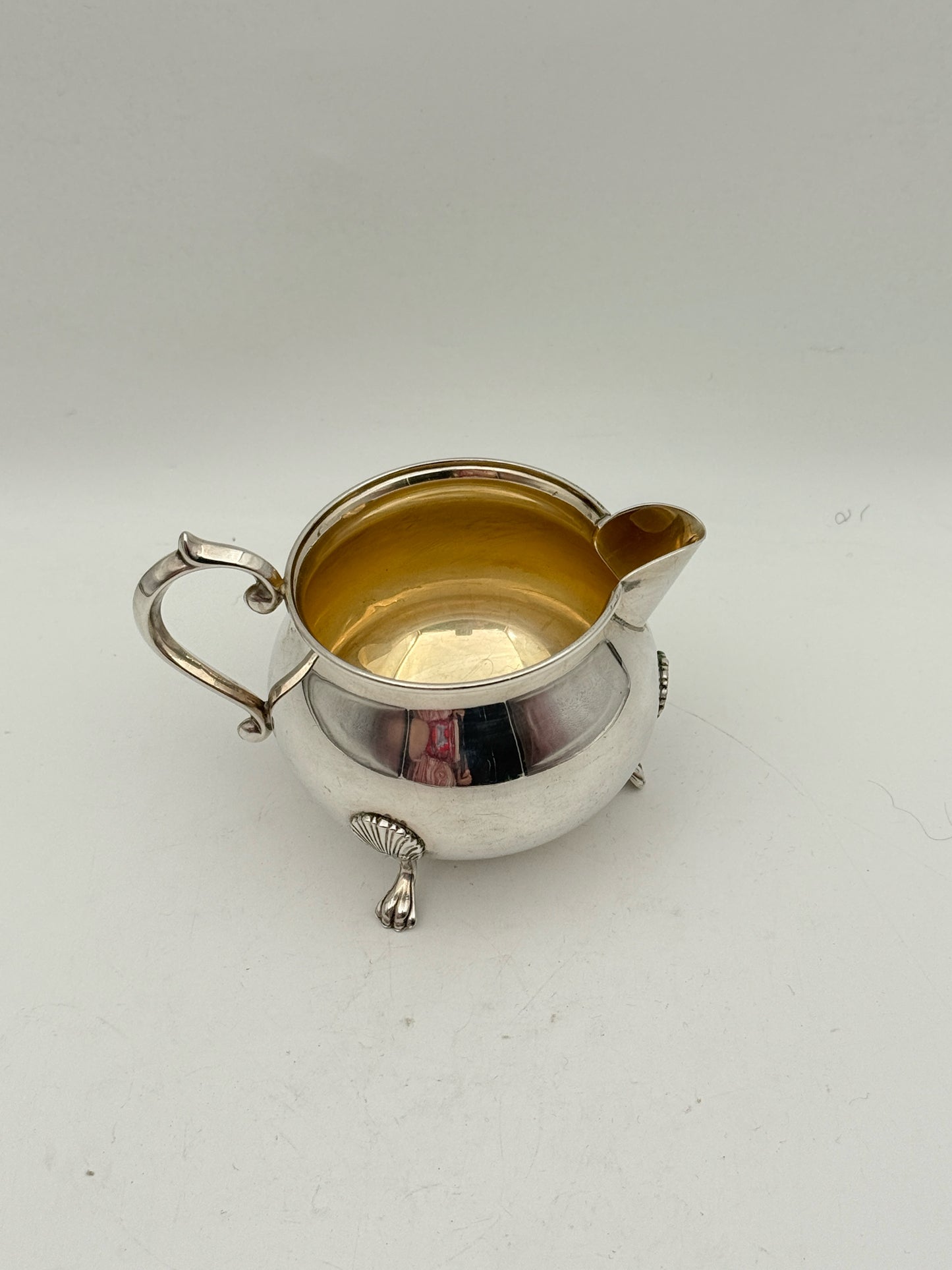 FB Rogers Sterling Silver Sugar Bowl And Creamer
