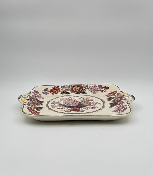 Mason’s Ironstone Square Tray “Brocade” –  England