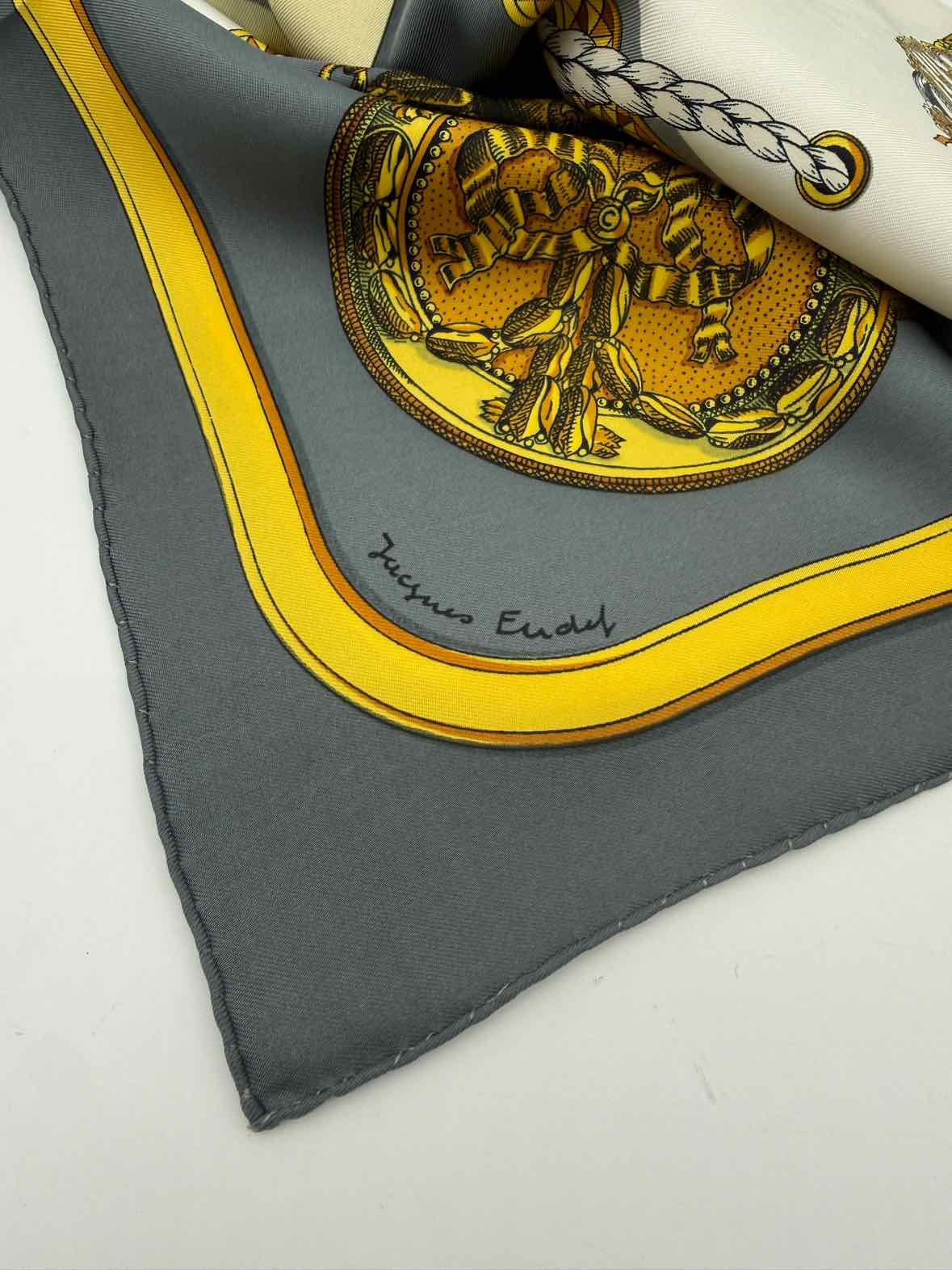 Hermes "Grand Apparat" Scarf By Jacques Eudel