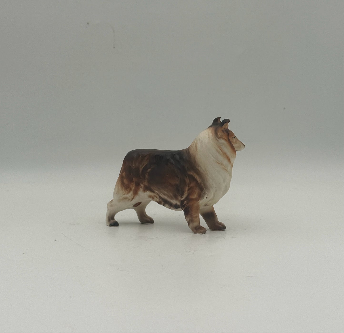 Vintage Border Collie Dog Figurine