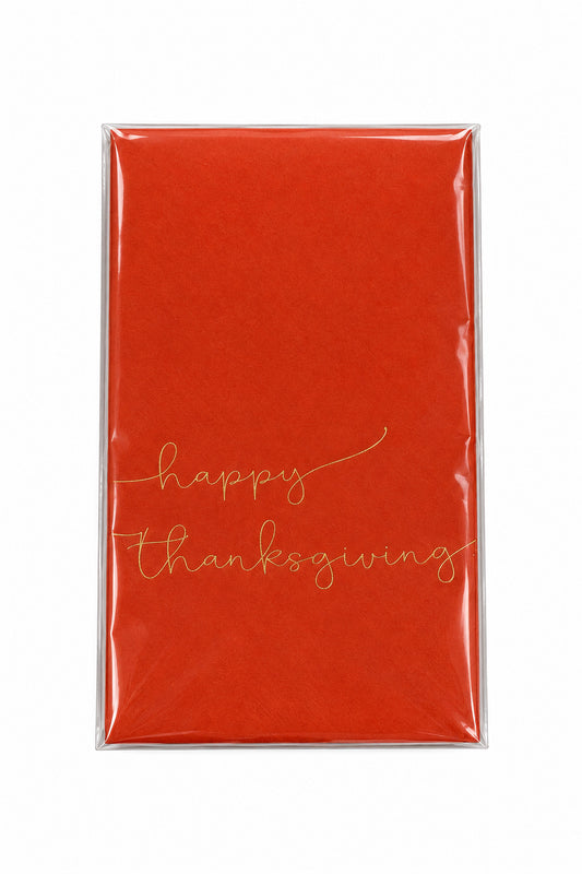 Happy Thanksgiving Paper Napkins- Set Of 18