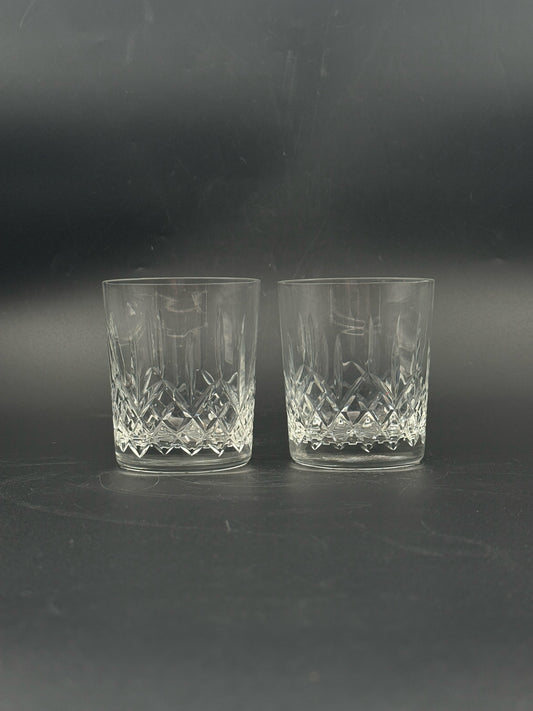 Waterford Crystal Lismore Lowball Glasses- Set Of Two
