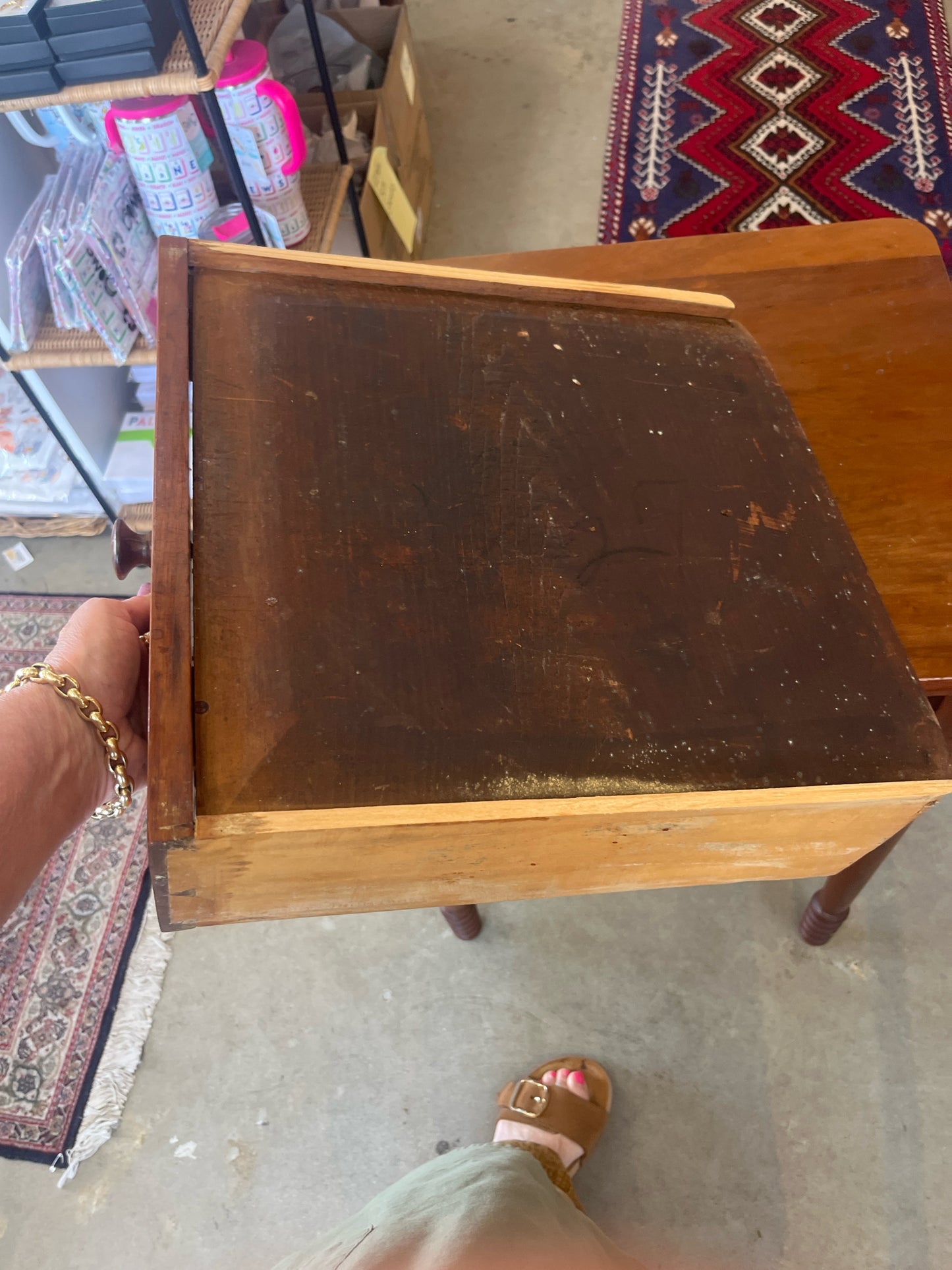 American Cherry 19th c Work Table