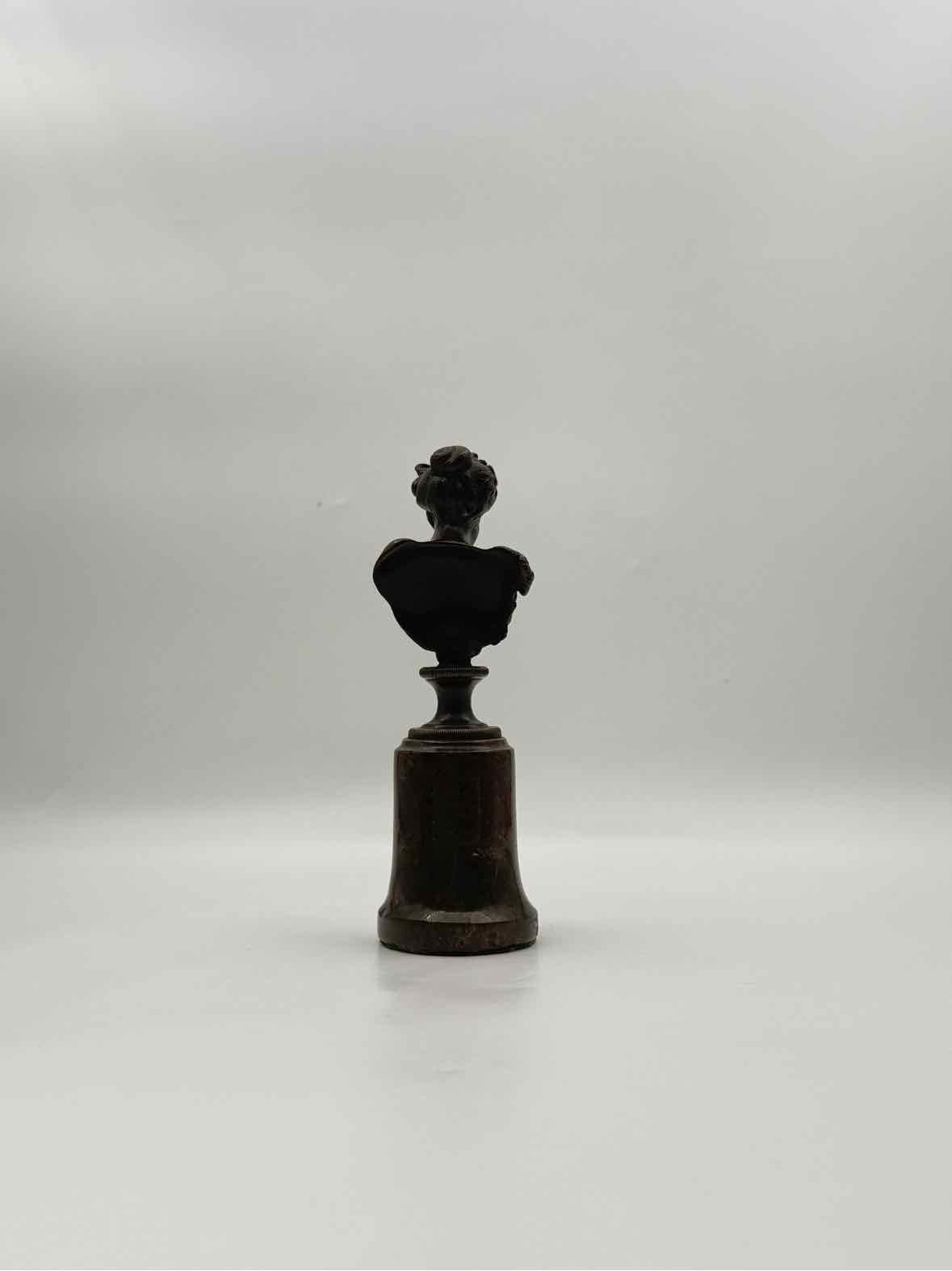 Continental Bronze Of A 19th Century Woman