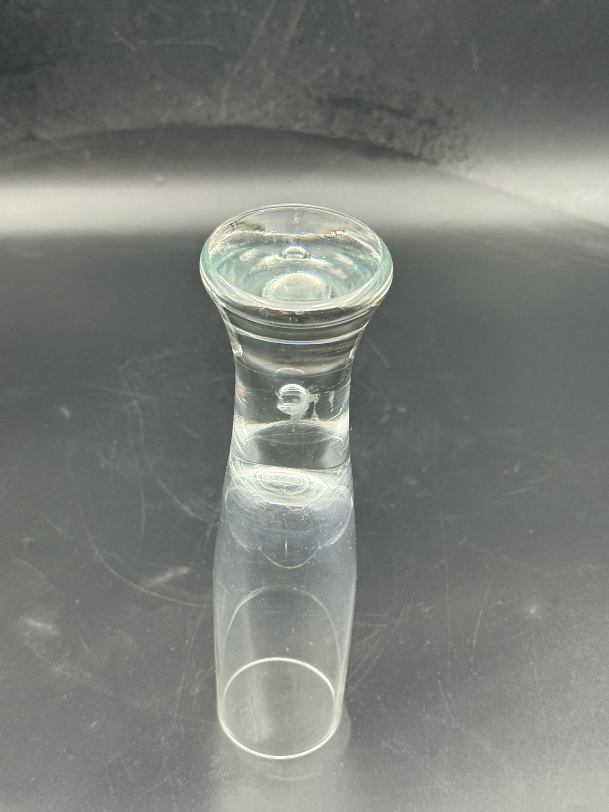 Clear Bubble Bud Vase