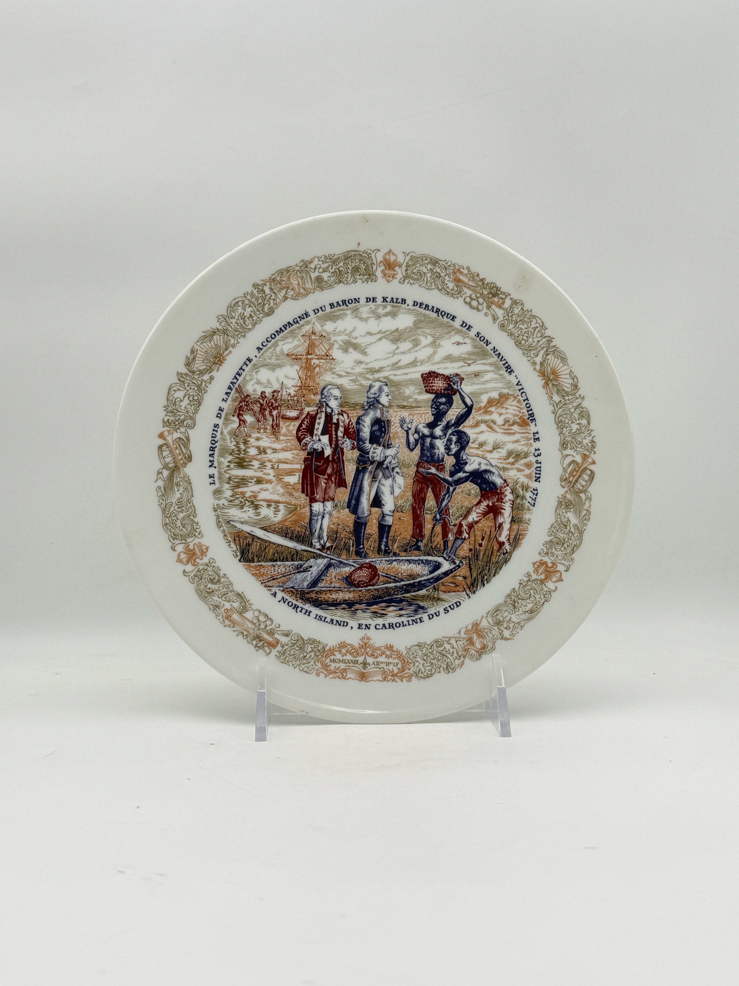 Limoges American Bicentennial Decorative Plates- Set Of Five