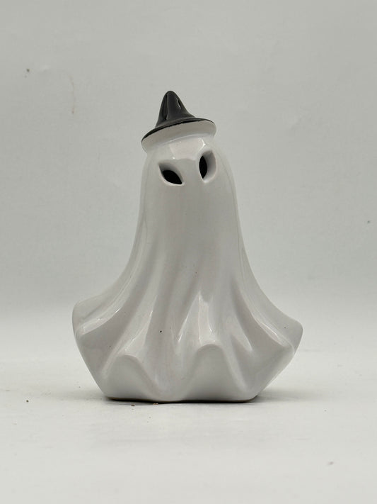 LED Light Up Halloween Ghost Figurine