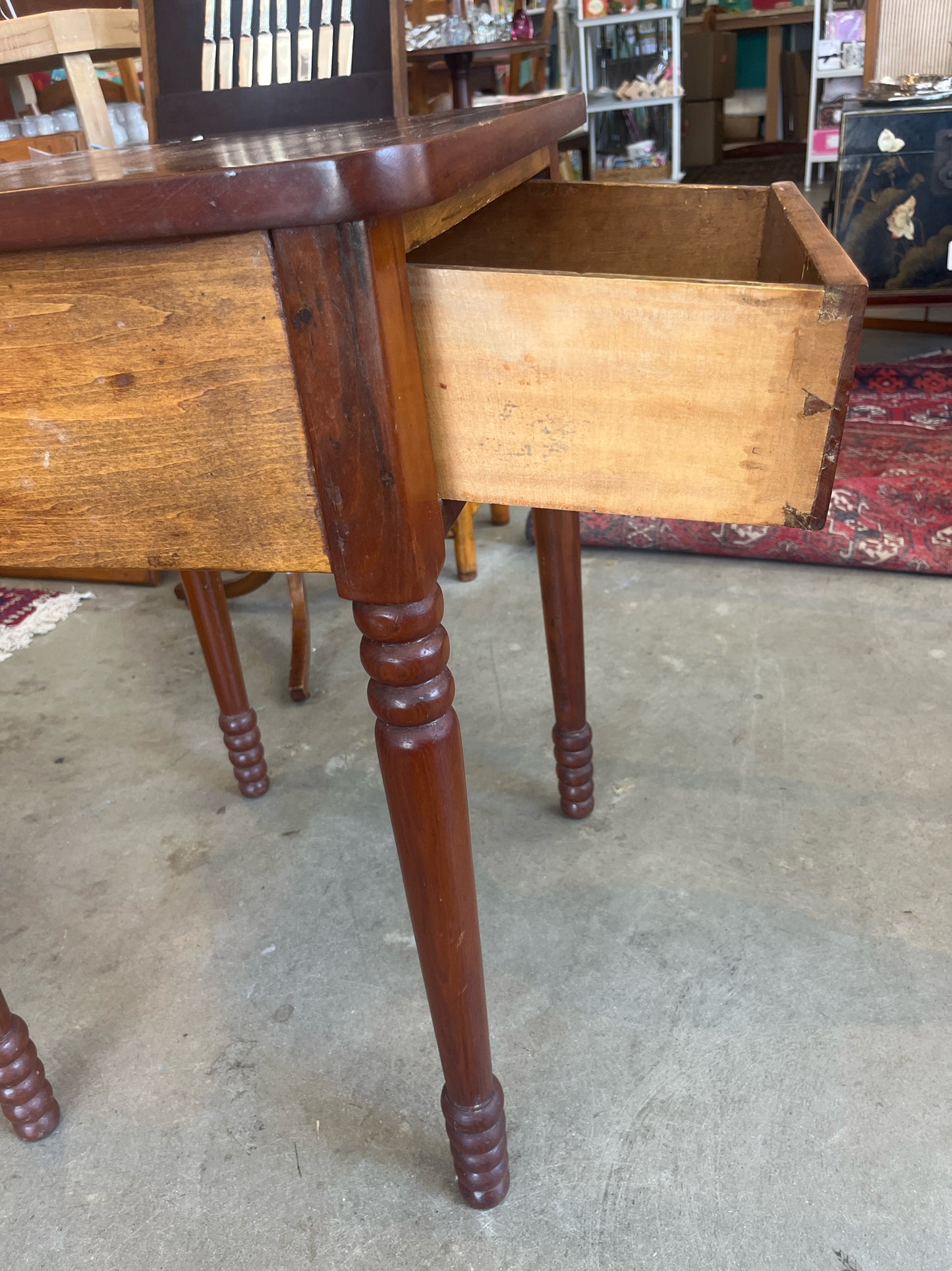American Cherry 19th c Work Table