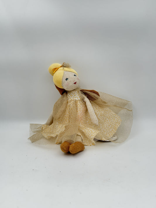 Moulin Roty Small Fairy Doll – Yellow Gold Dress