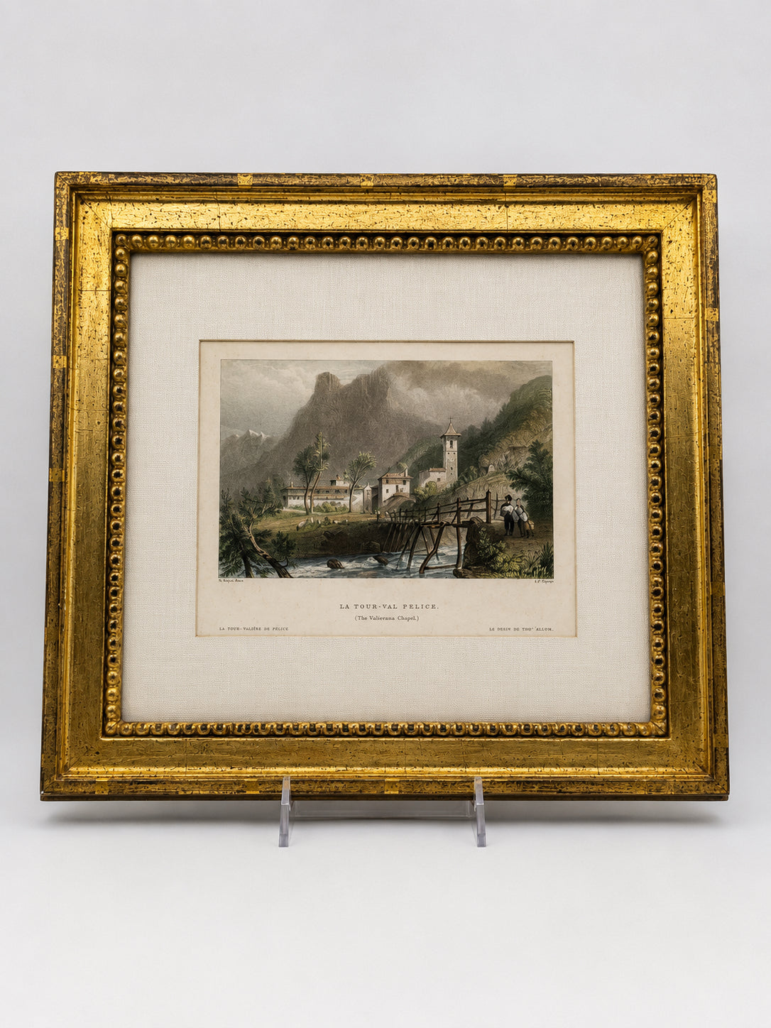 Hand Colored Set Of 5 European City Engravings