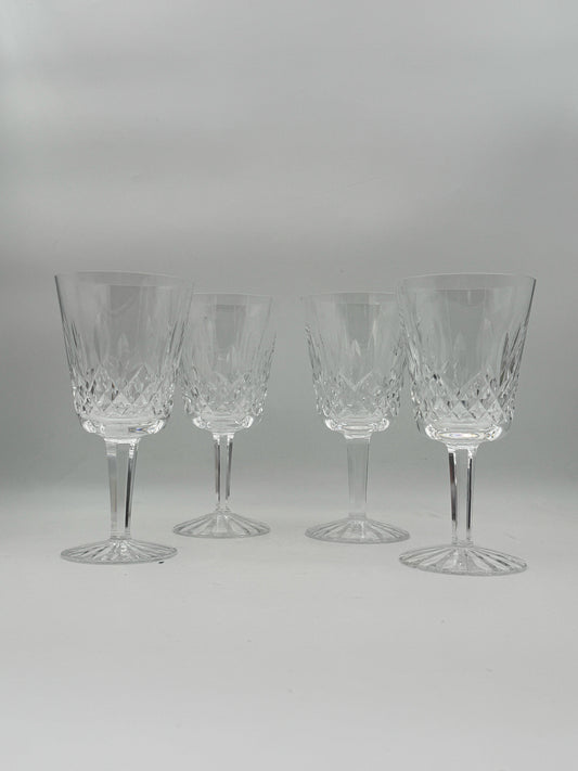 Waterford Crystal Lismore Wine Glass- Set Of Four