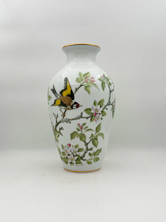 Franklin Porcelain "The Woodland Bird Vase"