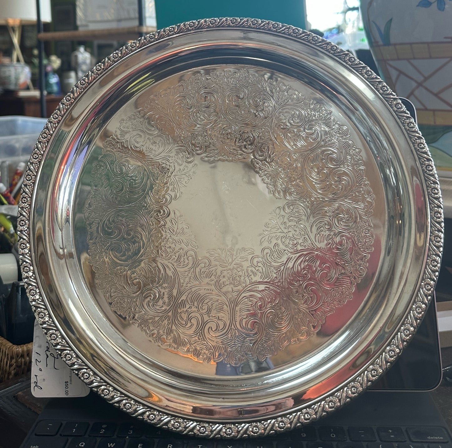 Oneida Silverplate Tray 12"