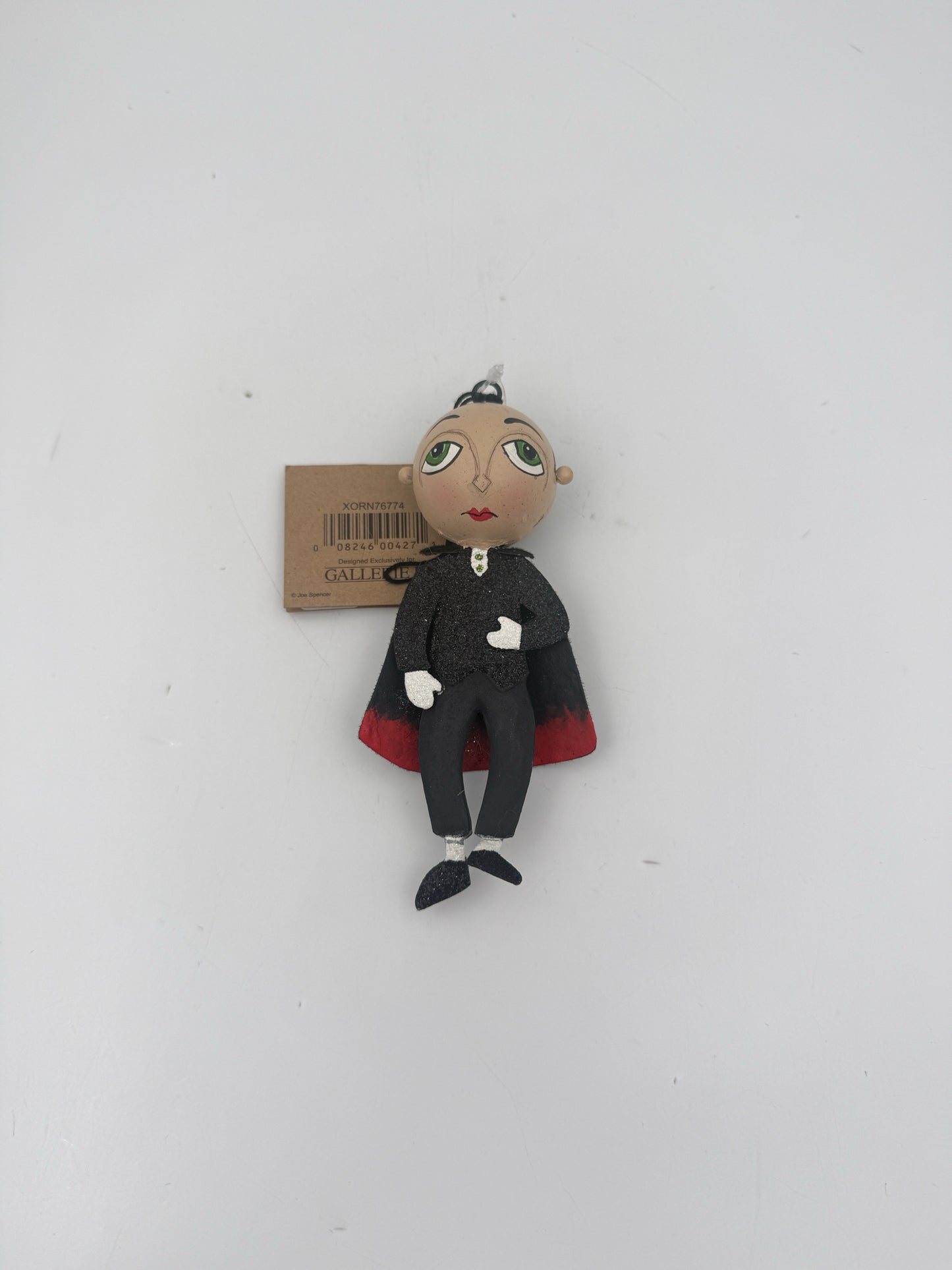 Joe Spencer Tin Vampire Ornament