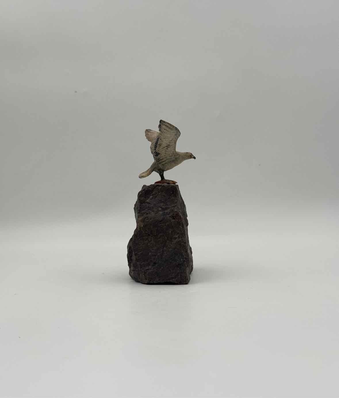 1900 Franz Bergman Cold Painted Vienna Bronze Seagull Figurine