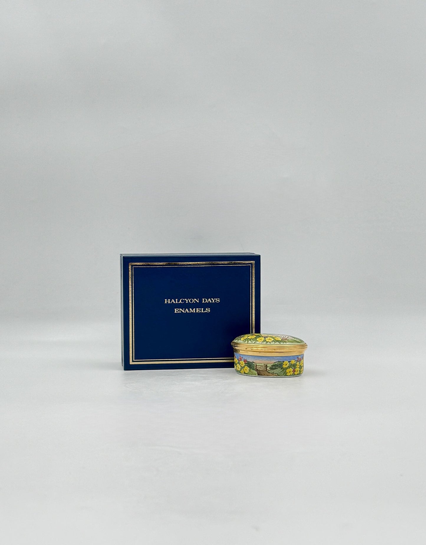 Halcyon Days Enamel Box “A Year to Remember” 2001 – With Box, England