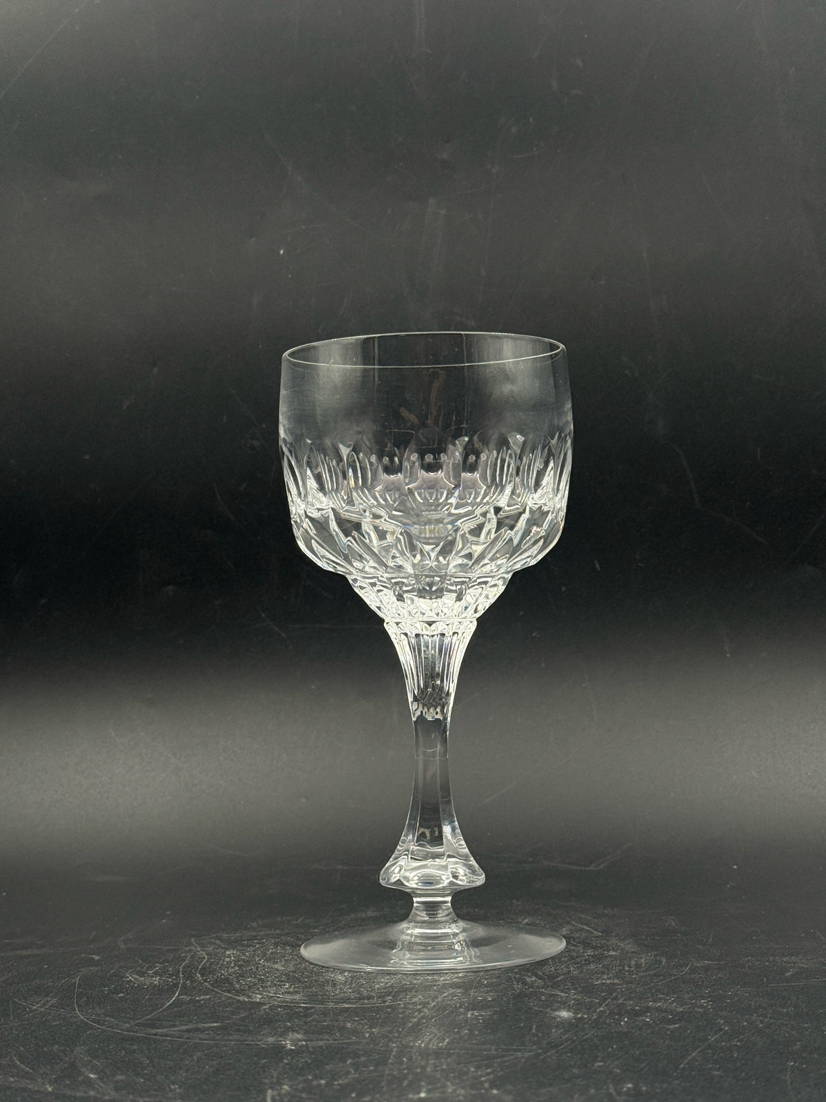 Clear Crystal Wine Goblets- Set Of 11