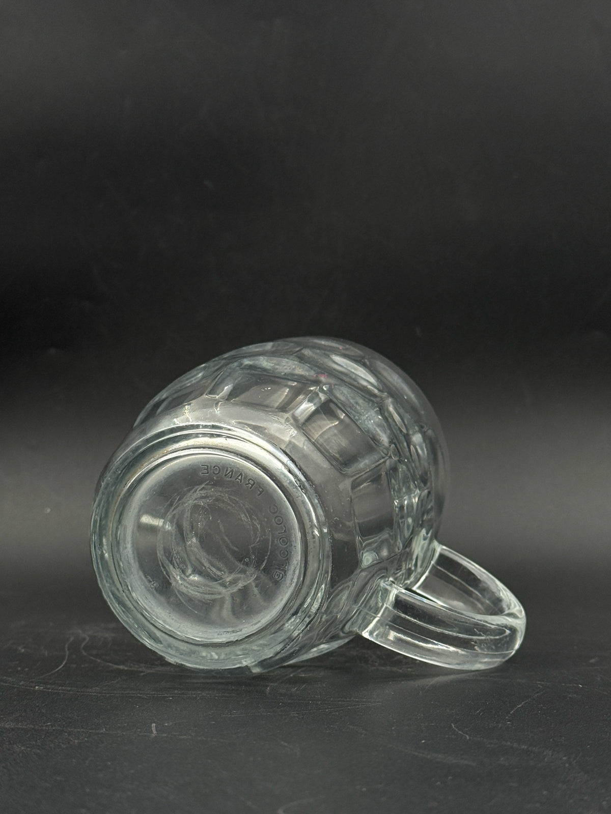 Arcoroc "Brittania" Dimpled Glass Beer Mugs- Set Of 5