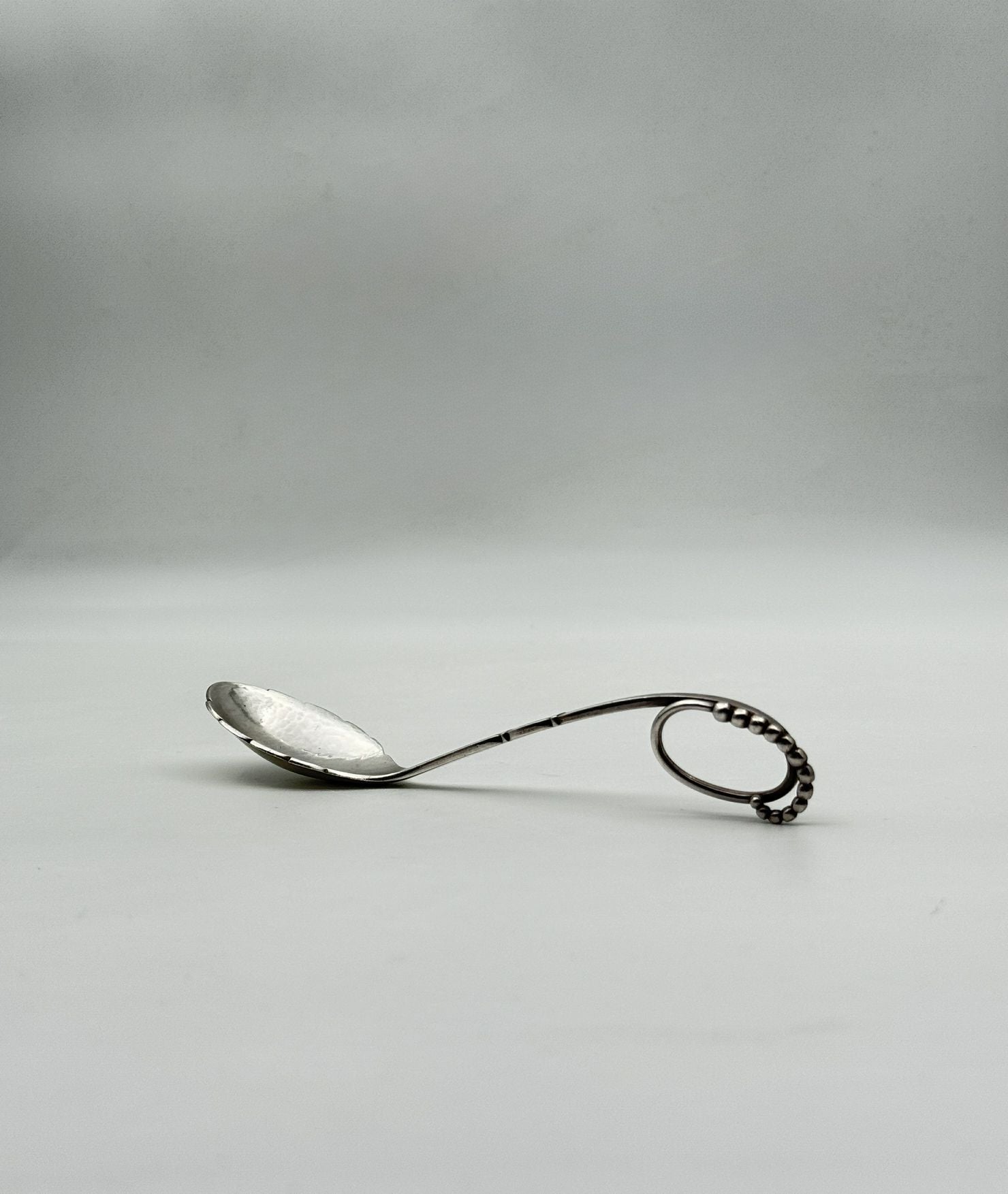 Georg Jensen Sterling Silver Small Ladle – “Beaded” No. 47 Denmark