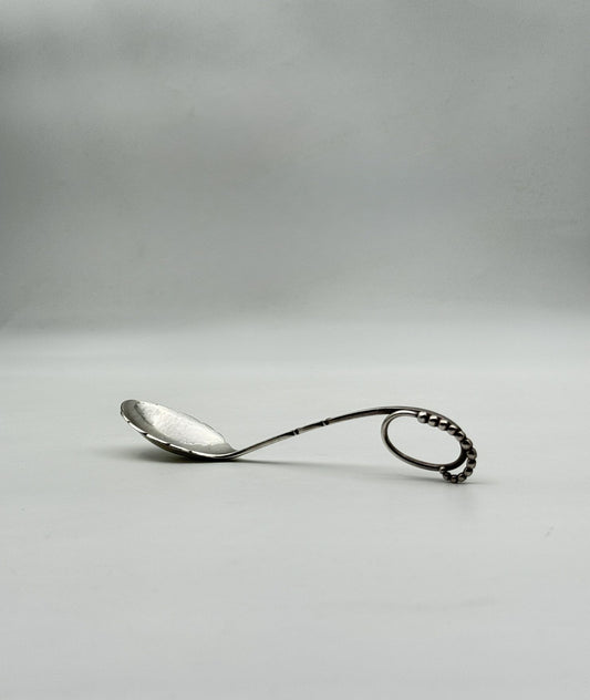 Georg Jensen Sterling Silver Small Ladle – “Beaded” No. 47 Denmark