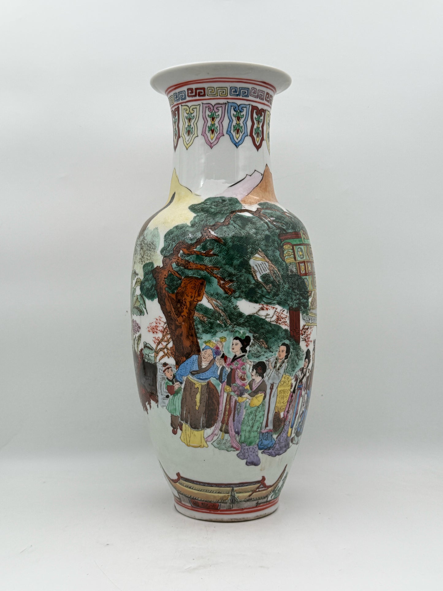 Vintage Chinese Famille Rose Vase