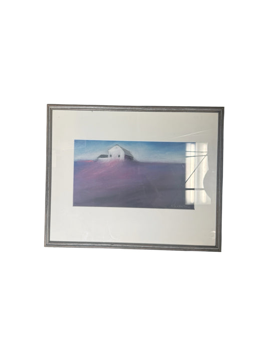 Framed California Barn Landscape By Judith Klausenstock