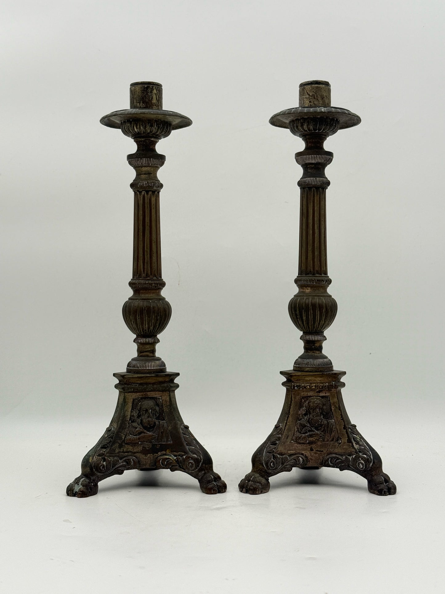 Pair Of Antique Candlesticks