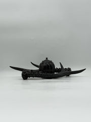 Vintage Figural Antler And Artichoke Inkwell