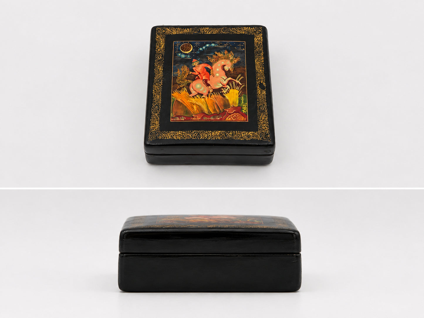 Handpainted Russian Trinket Box