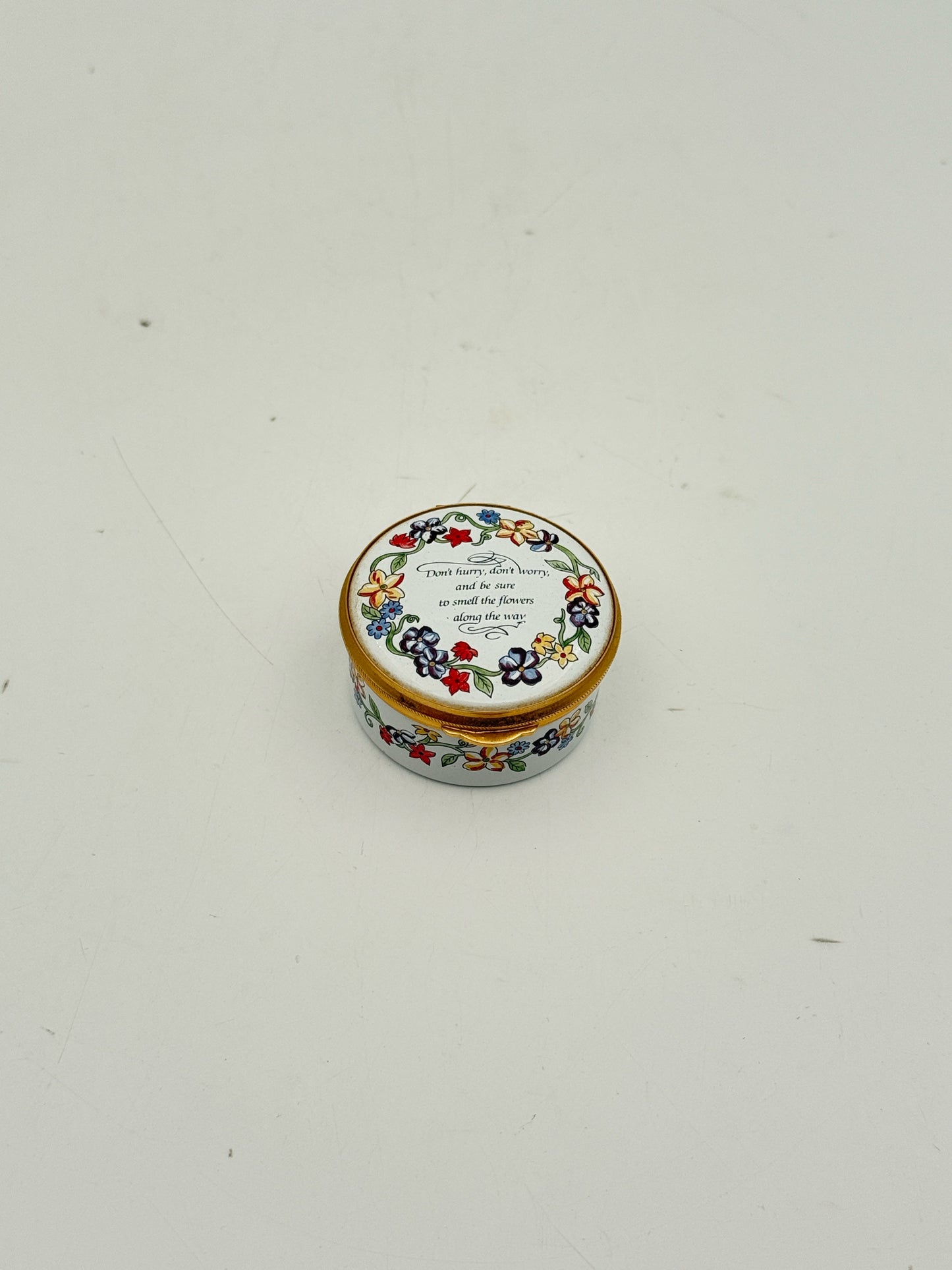 Staffordshire English Enamel Box
