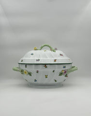 Herend “Thousand Flowers” Porcelain Covered Tureen with Handles, Hungary