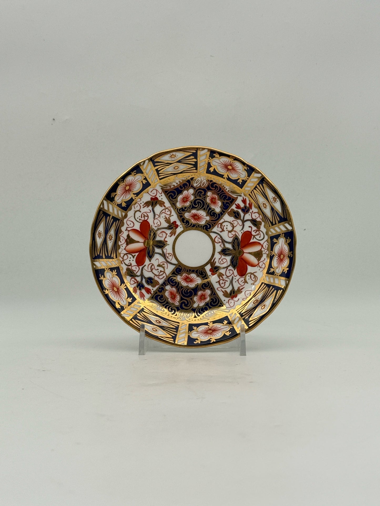 Royal Crown Derby Traditional Imari Coffee Cup And Saucer
