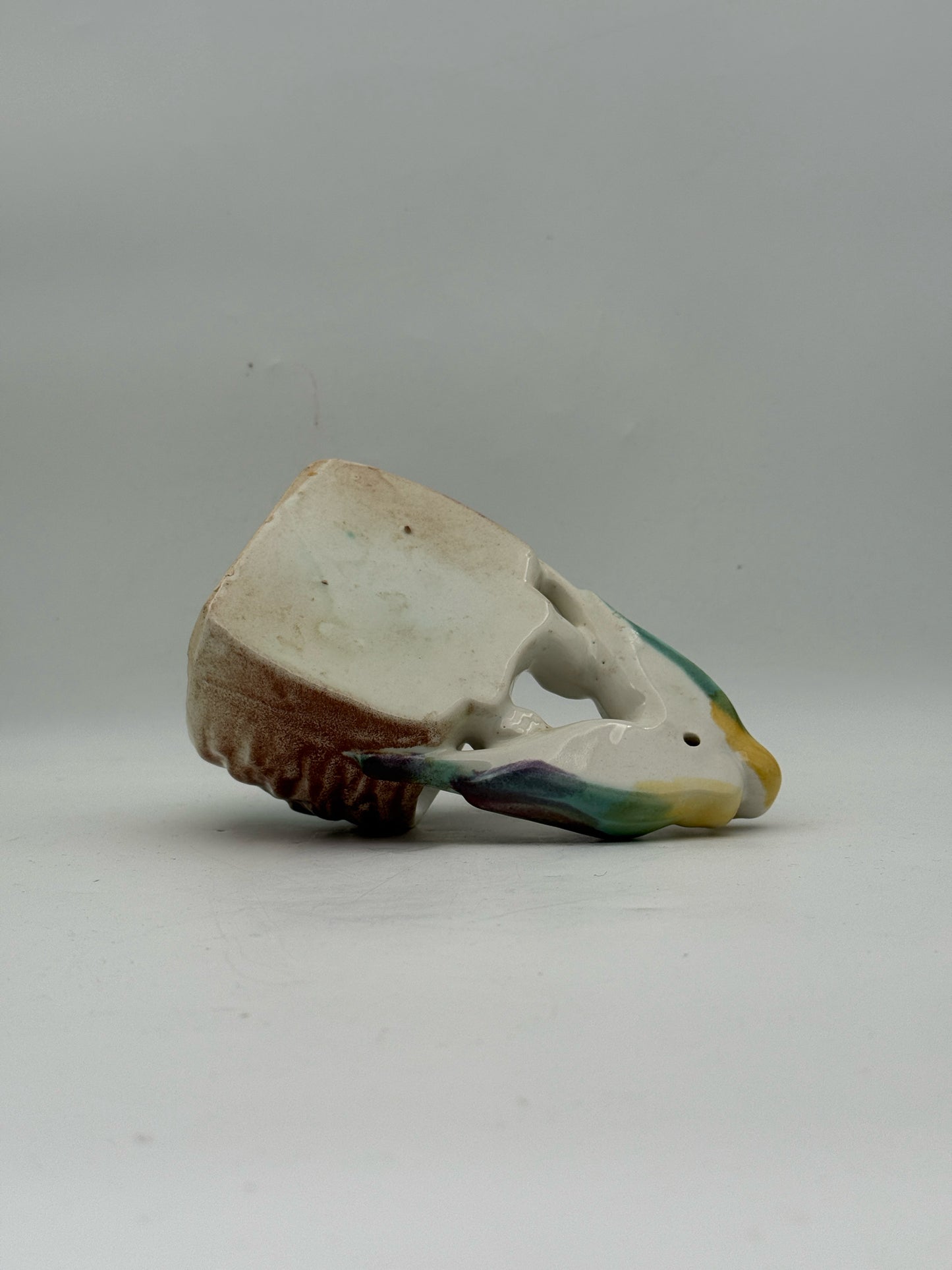 Vintage Parrot Ceramic Wall Pocket