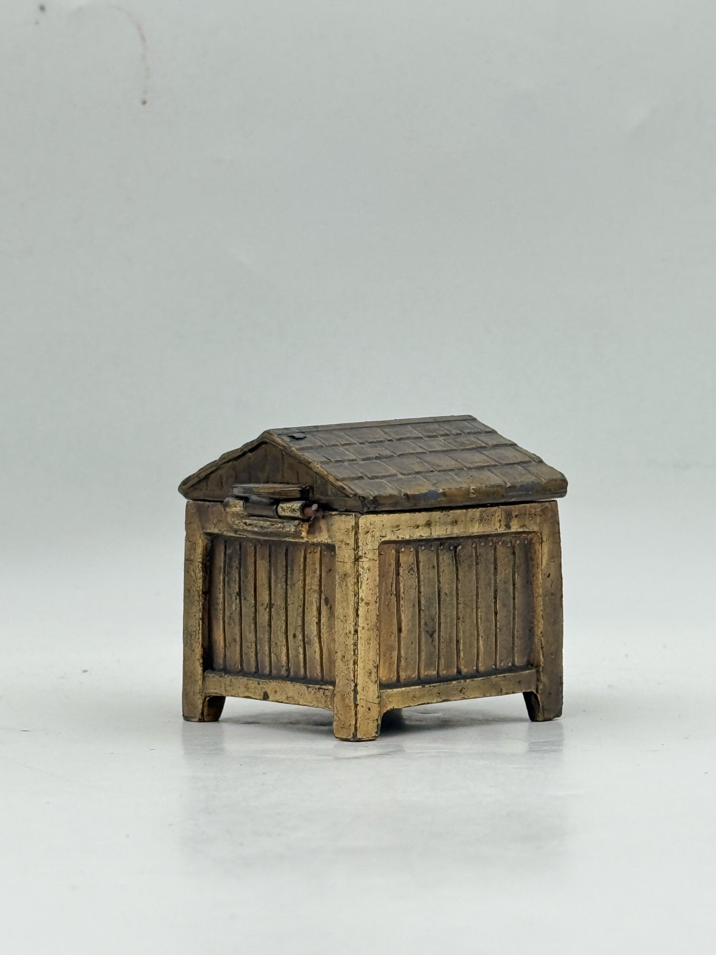 Dog In Doghouse Figural Inkwell