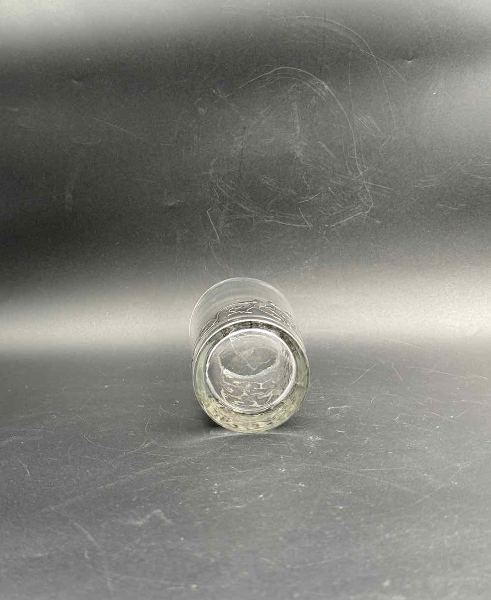 Vintage Libbey Highball Glasses Scroll Overlay Set of 6 Barware