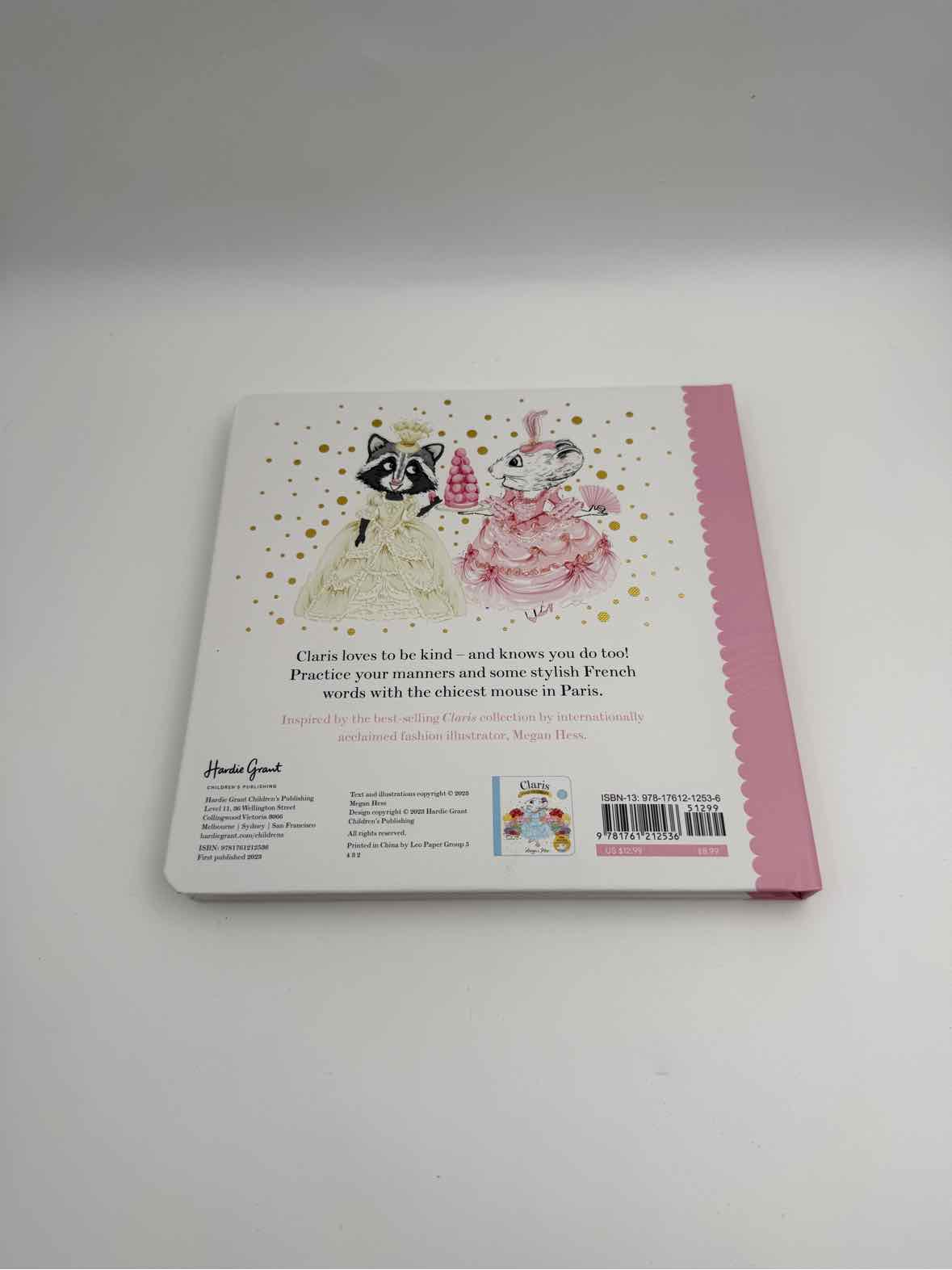 Clarice Says Merci By Megan Hess Board Book