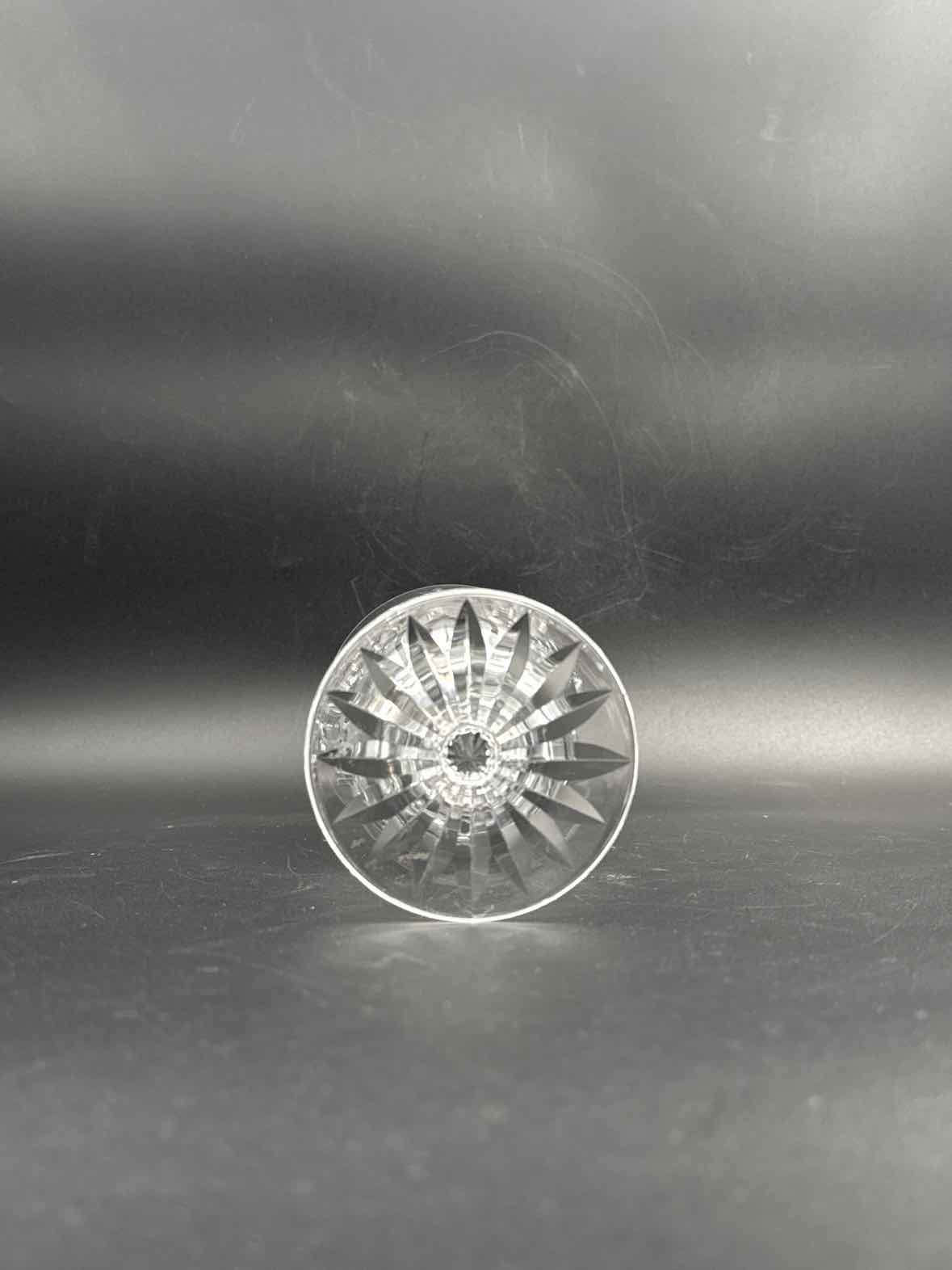 Waterford Clare Crystal Water Goblets Set of 5 Cut Crystal Stemware