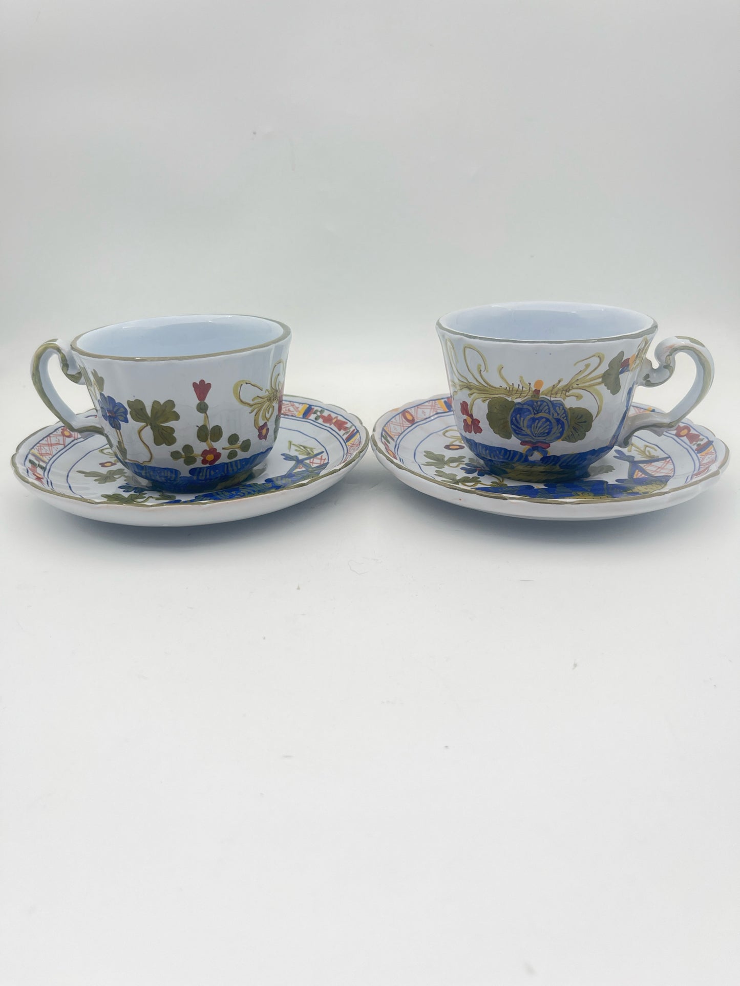 Set of 2 Garafano Carnation Cup/Saucer