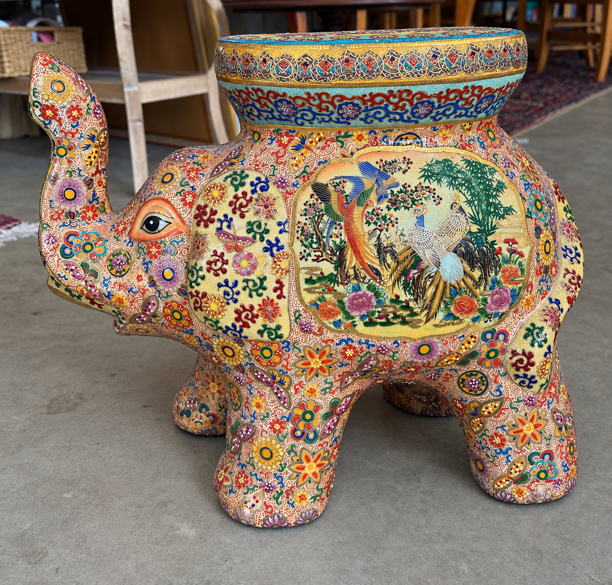 Elephant Garden Seat- IN STORE PICKUP ONLY