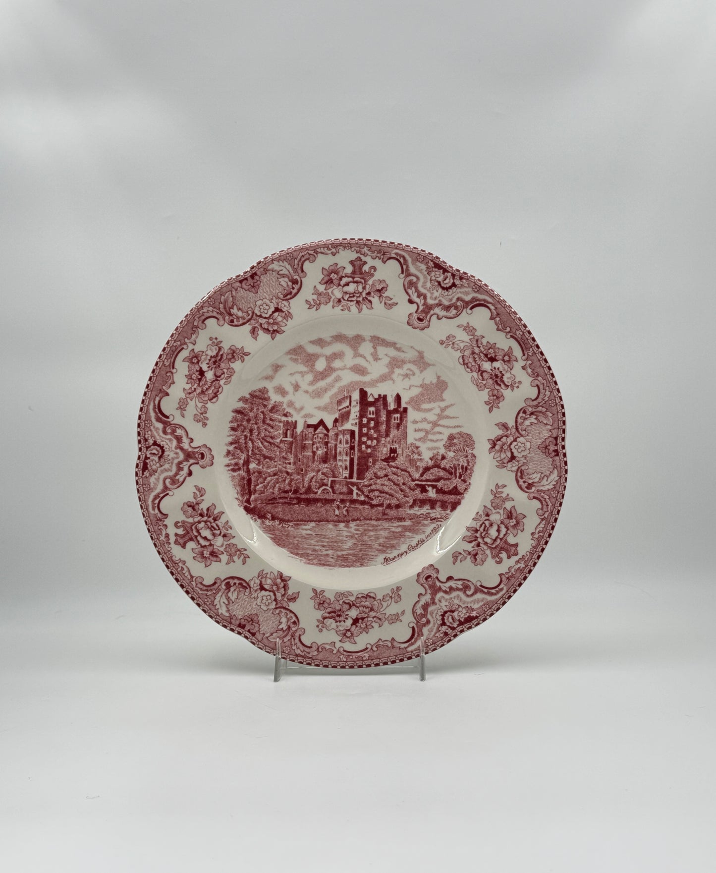 Johnson Bros. Old Britain Castles Plate – Pink Transferware